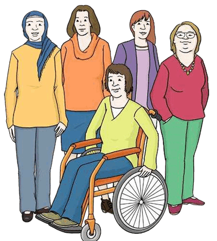 Eine Gruppe von Leuten